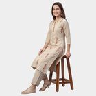 Women's Eggshell White Lace Detailed Ethnic Set, Off White, small