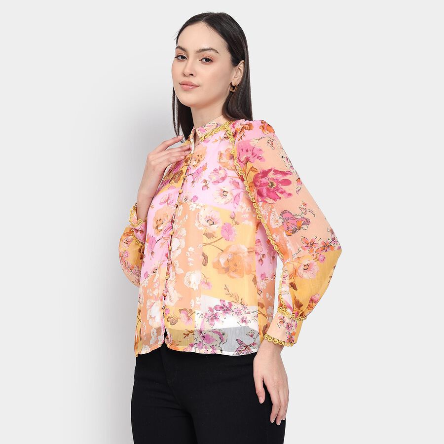 Ladies' Shirt , गुलाबी, large image number null