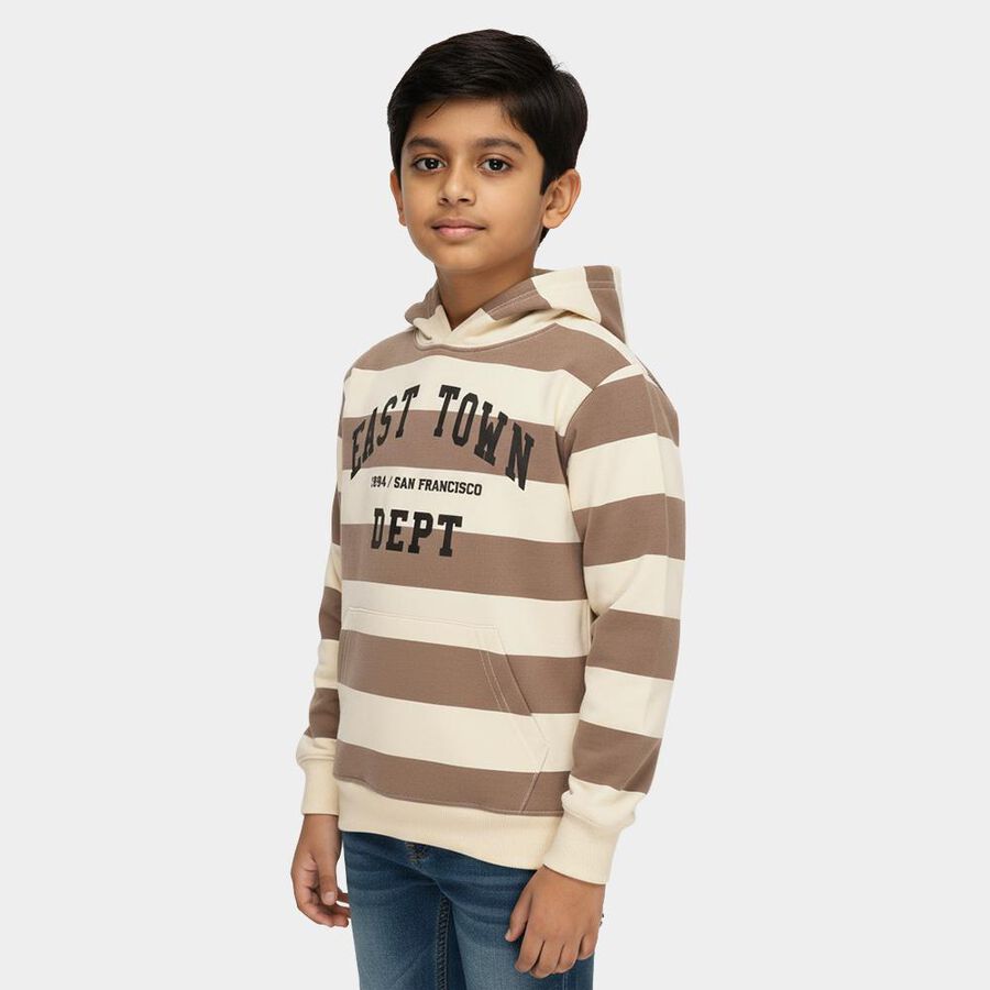 Boys' Sweatshirt, गहरा पीला, large image number null