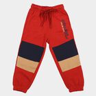 Boys Rust Regular Fit Solid Pyjama, रस्ट, small