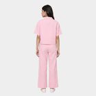 Women's Pink Solid Co-ord Set, Light Pink, small