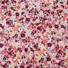 Girls' Pink Floral Printed Fit and Flare Frock, Light Pink, small
