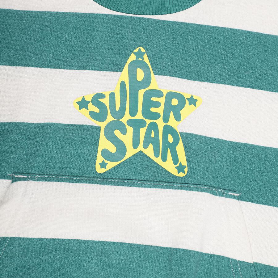 Boys' Sweatshirt, Dark Green, large image number null