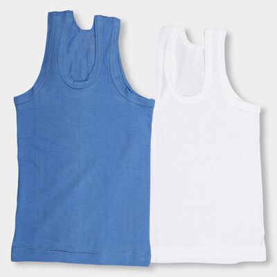 Boys' 100% Cotton Vest (Pack of 2)