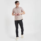 Solid Casual Shirt, Beige, small image number null
