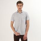 Men's Casual Shirt, हल्का ग्रे, small image number null
