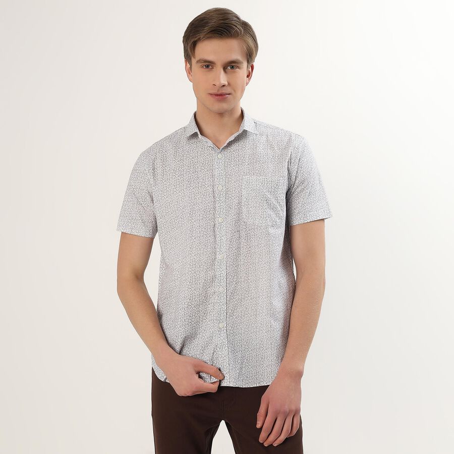 Men's Casual Shirt, हल्का ग्रे, large image number null