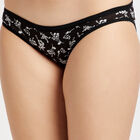 Cotton Printed Panty, Black, small image number null