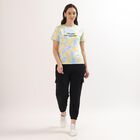 Ladies' 100% Cotton Round Neck T-Shirt, Off White, small image number null