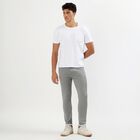 Men's Light Gray Slim Fit Jeans, हल्का हरा, small image number null