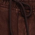 Boys' Deep Chocolate Brown Relaxed Fit Cargo Jeans, Rust, small image number null