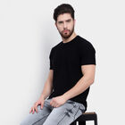 Round Neck T-Shirt, Black, small image number null