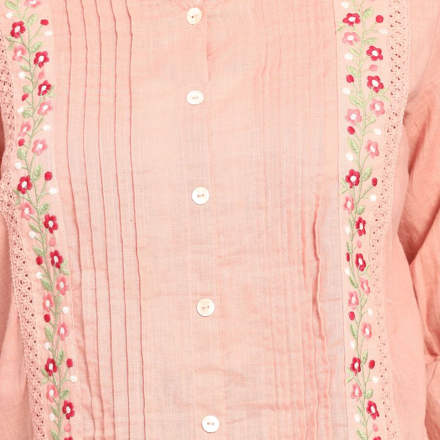 Ladies' 100% Cotton Kurti, Pink, large image number null