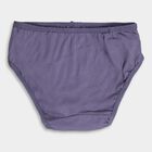 Girls' Light Pink and Soft Lavender Regular Fit Printed and Solid Panty, गहरा ग्रे, small
