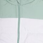 Infants' Light Sage Green Colorblock Zip Casual Jacket, Light Green, small image number null