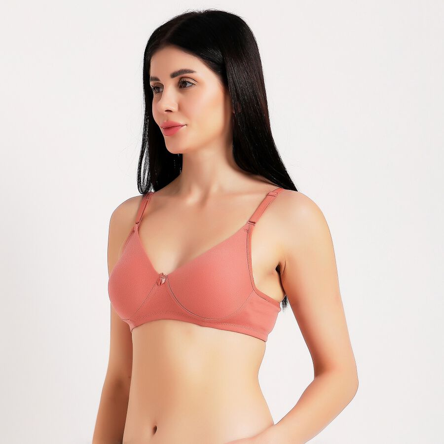 Ladies' Non-Padded Bra, Pink, large image number null