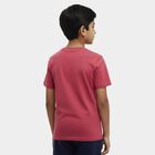 Boys' Half Sleeves T-Shirt, Pink, small