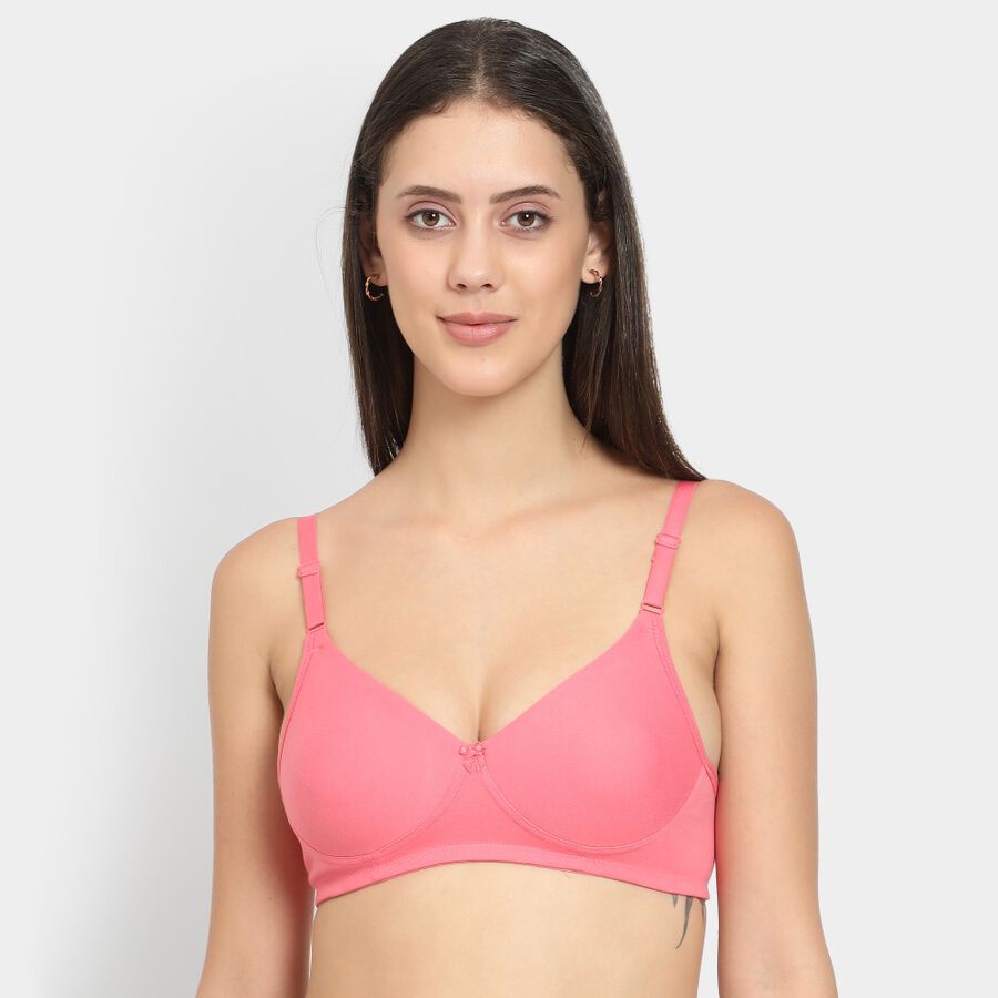 Ladies' Non-Padded Bra, Coral, large image number null