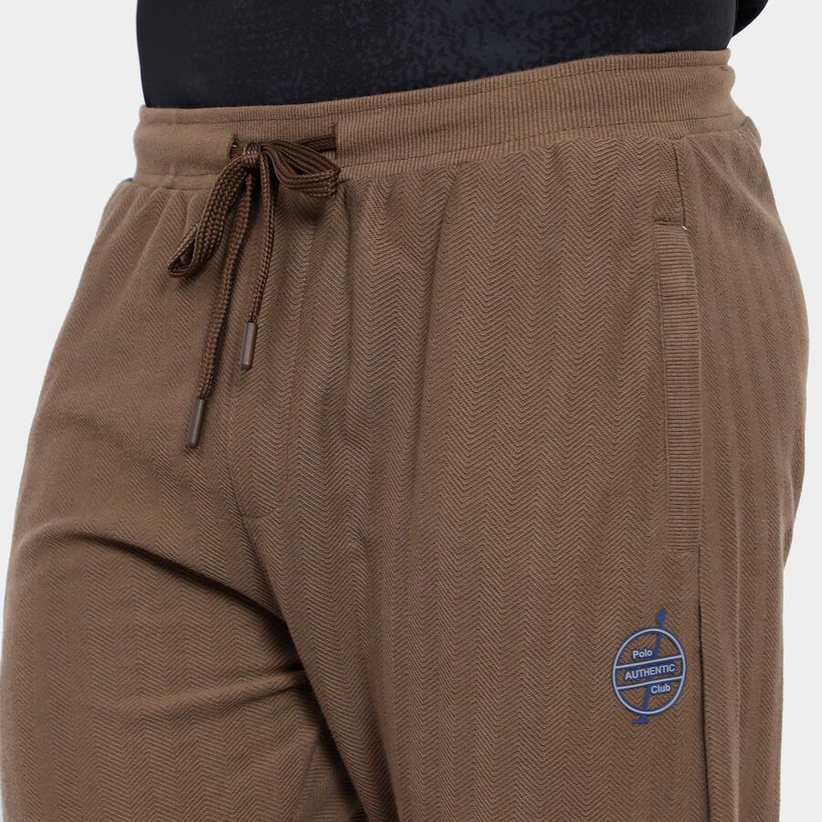 Solid Track Pants, Brown, large image number null