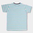 Boys' 100% Cotton Half Sleeves T-Shirt, सफ़ेद, small image number null