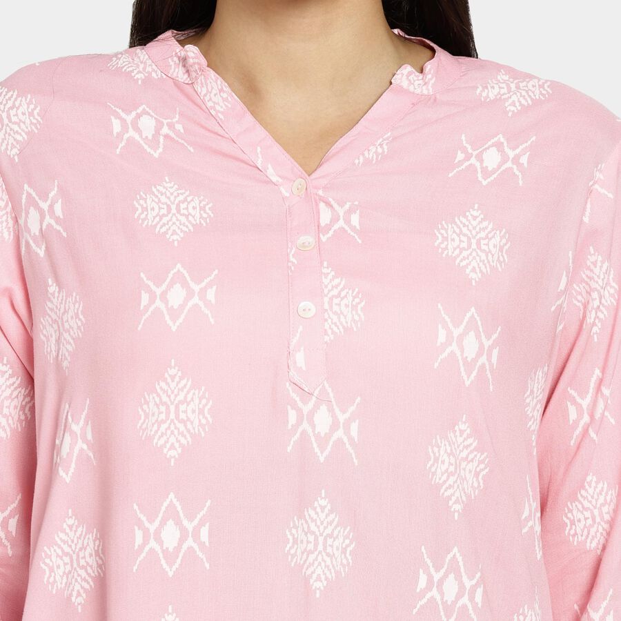 Ladies' Kurta, हल्का गुलाबी, large image number null