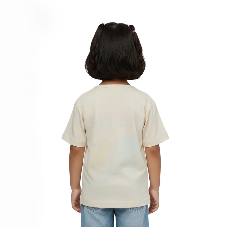 Girls' T-Shirt, Beige, large image number null