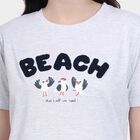 Ladies' Round Neck T-Shirt , Ecru Melange, small image number null