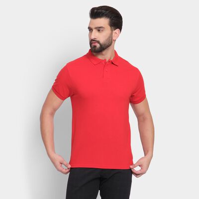 Men's Collared Half Sleeves T-Shirt 