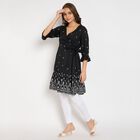 Ladies' Kurta, काला, small