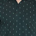 Printed Polo Shirt, Dark Green, small image number null
