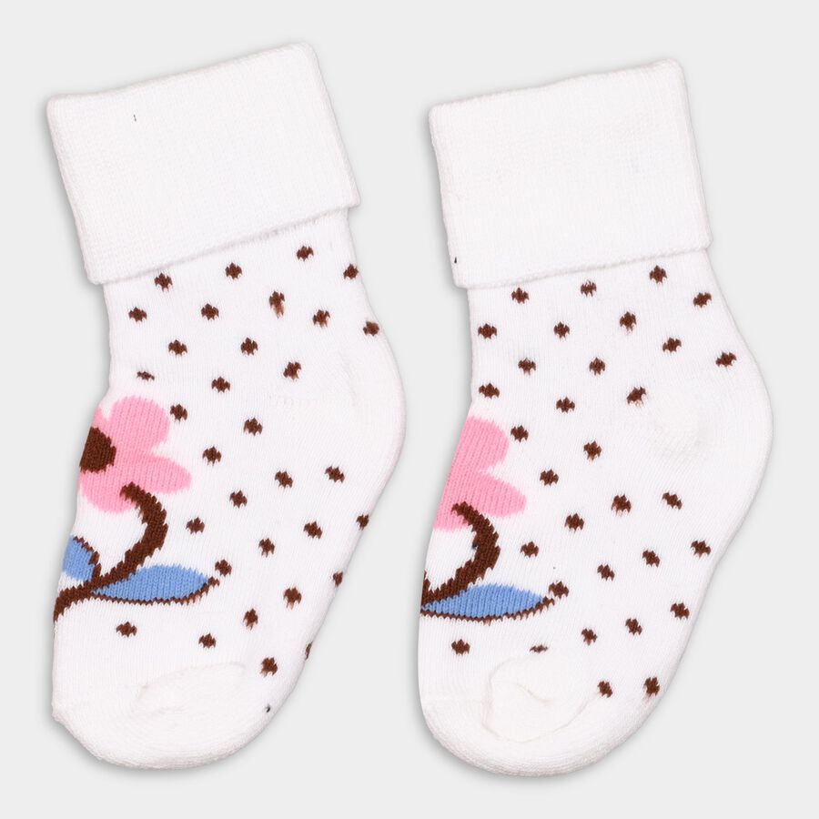 Infant's Socks (Pack of 2), Light Grey, large image number null
