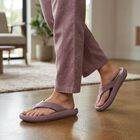 Women's Pink Slip-On Flip-Flops, गुलाबी, small