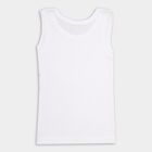 Boys' 100% Cotton Vest , White, small image number null