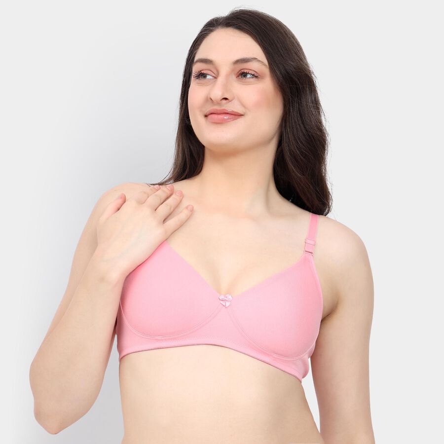 Ladies' Bra , Light Pink, large image number null