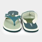 Women's Green Toe-Post Flip-Flop Slippers, हरा, small