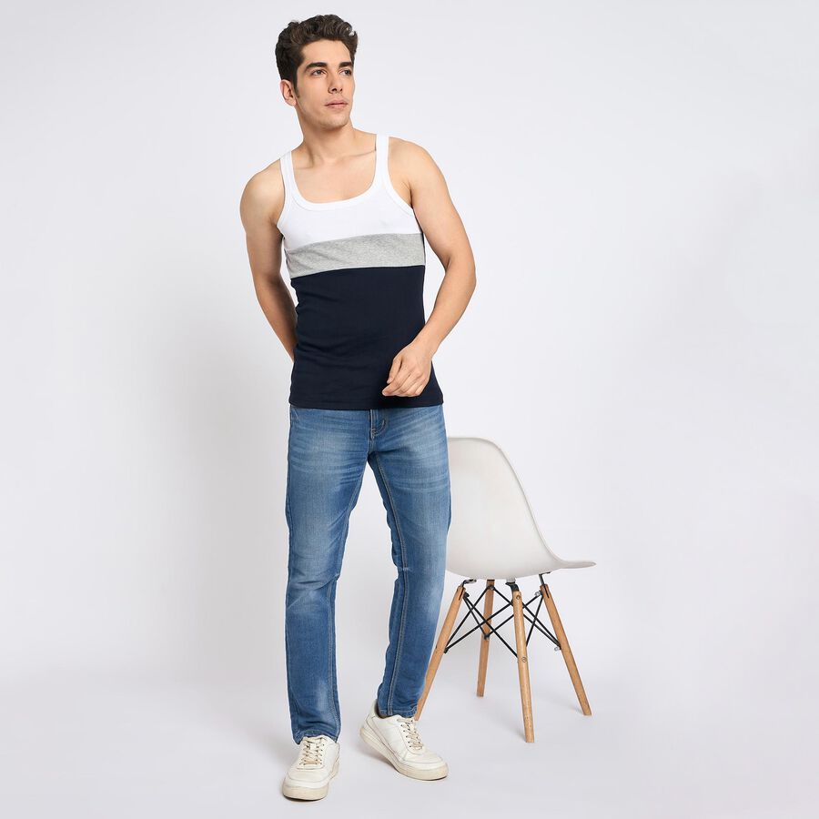 Men's Gym T-Shirt, Navy Blue, large