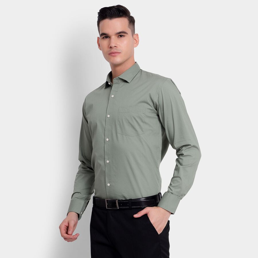 Men's Formal Shirt , Light Green, large image number null