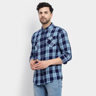 Cotton Checks Casual Shirt, गहरा हरा, small image number null
