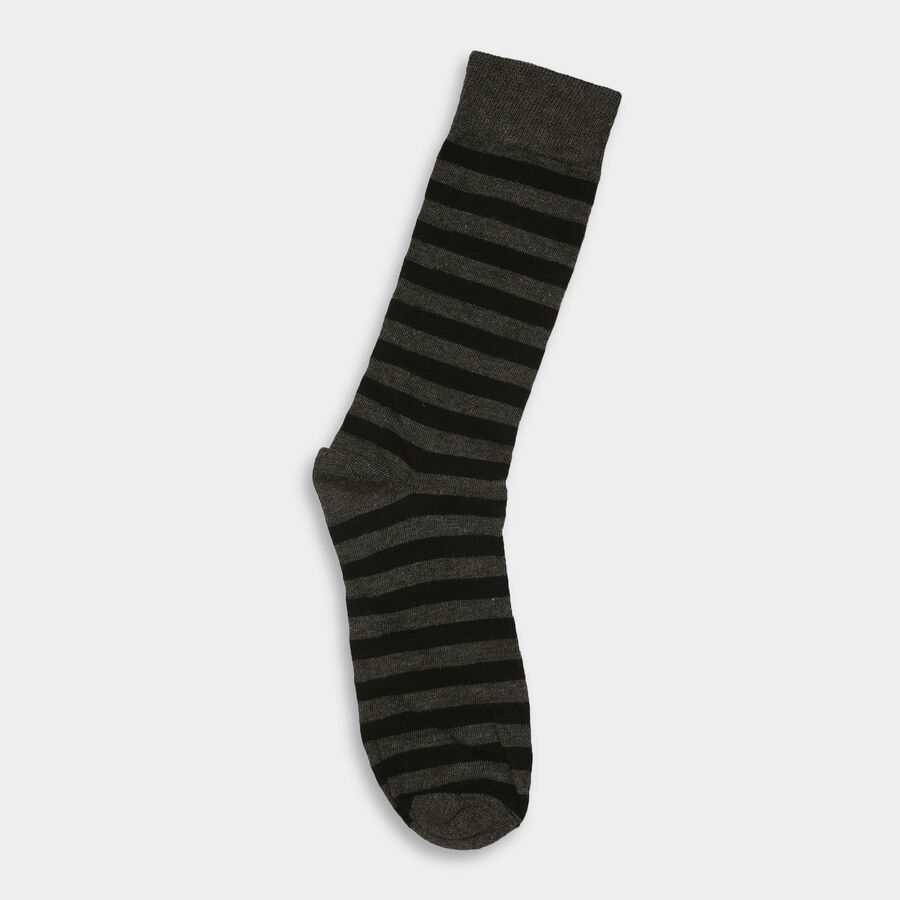 Cotton Spandex Jacquard Socks, Light Grey, large image number null