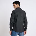 Men's 100% Cotton Casual Shirt, काला, small image number null