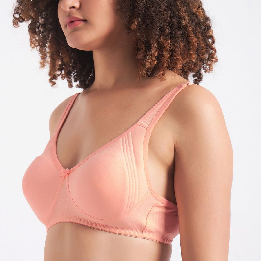 Ladies' Non-Padded Bra, पीच, large image number null