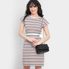 Stripes Dress, Peach, small image number null