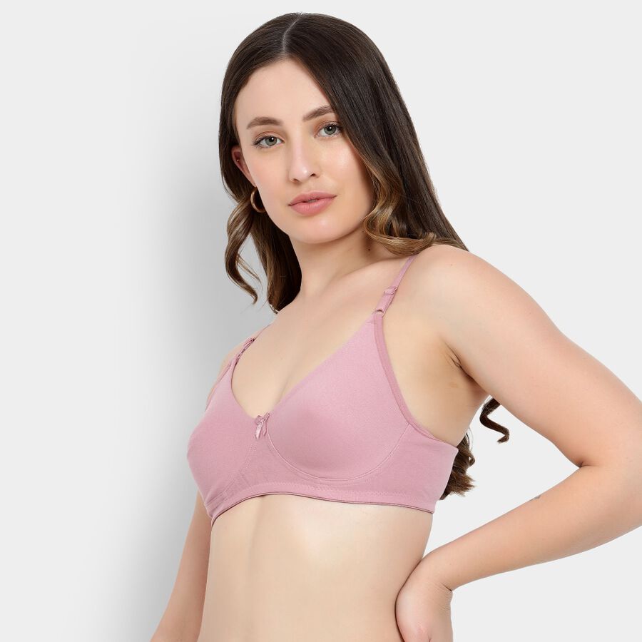 Ladies' Non-Padded Bra, Light Pink, large image number null