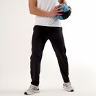 Men's Dark Graphite Grey Slim Fit Side-Striped Track Pants, Dark Grey, small