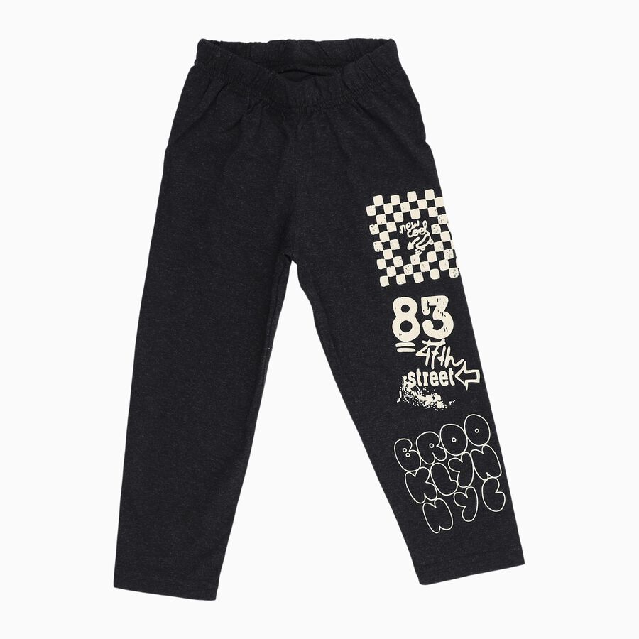 Boys' Pyjama, चारकोल, large image number null