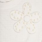 Girls' T-Shirt , White, small