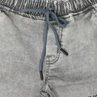 Boys Grey Regular Fit Cargo Bermuda Shorts, हल्का ग्रे, small