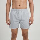 Men's White Regular Fit Solid Boxers, सफ़ेद, small