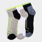 Men's Socks (Pack of 3), Navy Blue, small
