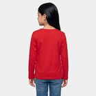 Girls Fuchsia Round Neck Regular Top, Fuchsia, small